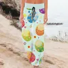 Women's Pants Casual Fashion Comfort Pajama Easter Print Drawstring Wide Leg Woman Jumpsuits 2024 Female Clothing