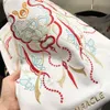 ファッションヒロベーブル夏新しい中国シックな民族刺繍半袖Tシャツメンズフルショルダーラウンドネック汎用性のあるTシャツバッキングシャツ