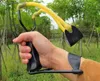 Hunting Slingshots Slingshot For Hunting Powerful Catapult With Folding Wrist For Outdoor Hunting Sling Shot High Velocity Wholesale YQ240226