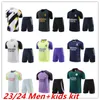 2023 2024 Real Madrid Hommes et enfants à manches courtes Jerseys de football de survêtement