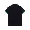 Designer-Herren-Poloshirt mit BB-Revers, bestickt, einfarbig, gestreift, kurzärmlig, für den Sommer, bequemes, weiches, atmungsaktives Poloshirt M-XXL