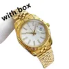 Datejust Diamond Watch for Womens lyxklockor Elegant Fashion Orologio. Vattentäta enkla damer titta på trendiga pläterade guldsilver SB008