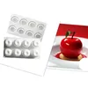 Baking Moulds Mold Silicone 8-Grid Cake Non-Stick Pastry Mould Tray Mousse Chocolate DIY Home Tool