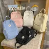 Schultaschen Mode Nylon Frauen Rucksack Weibliche Ring Schnalle Tragbare Reisetasche Hochwertige Schultasche Für Teenager Mädchen Niedliche Büchertasche