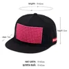 Ball Caps Hot selling plastic driehoek baseball caps hiphop hoeden platte rand hoeden en gesp hoeden in 2020 J240226