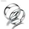 Solitaire Ring Seul New Men's rostfritt stålring inom och utanför Ball Arc Circle Fashion Simple Classic Par Ring Jewellery 240226