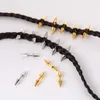 Pinces à cheveux 10 pièces, Rivets tressés, boucles de bricolage, anneau tressé sale, accessoires de bijoux pour femmes