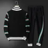 Neue 4XL Herbst/Winter Marke Herren Kapuzenpullover Pollover Kapuzenhose Sportbekleidung Technologie Fleecejacke zweiteiliges Set 2024