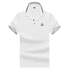 Мужские поло дизайнер Али Тигр мужская летняя Пол высококачественная хлопковая однотонная футболка с коротким рукавом с вышивкой модная рубашка поло 4OQ5