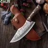 Coltelli da cucina Coltello per disossare forgiato di alta qualità Coltello da macellaio Mannaia Coltelli per carne di pesce Coltello per affettare Chef serbo Coltello da cucina Q240226