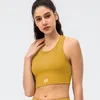 Al0 ll Align Tank Top U Bra Yoga outfit Women Summer Sexy T Shirt Solid Crop Tops ärmlös Fashion Vest Seamless Ribbed Real Lingerie Ninth Awkward Ninth Sports Bras