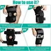 Hinged Knee Brace Adjustable Knee Support with Side Stabilizers of Locking Dials for Knee Pain Arthritis ACL PCL Meniscus Tear 240223