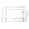 Casos 10pcs / 50pcs Cartucho de jogo Clear Plastic Pet Cover Protector Case para Nintendo Game Boy GBA CIB Display Boxed