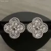 Four Leaf Clover Earring 2024 Fashion Classic Dangle Earrings Designer for Woman Agate Mother of Pearl Moissanite Diamond Drop Earring Valentines Gift Expend 655