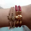 Bracelets de charme Mestylish Micro-Dense Pavé CZ Cuivre Aigle Griffe Tressé Dentelle Bracelet Perlé Pour Hommes Et Femmes Amis Cadeau