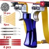 Frondes de chasse Fronde Laser à Double vis avec 4 couleurs, fronde à pression rapide, chasse en plein air, balle en acier, tir au poisson, fléchettes, paquet de pêche YQ240226