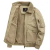 メンズジャケットミリタリーウィンドブレイカーキャンプコート2024冬のビッグサイズ戦術服の暖房カジュアルウィンドブレイクフリース厚い暖かいコート