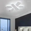 Lustres Moderne Simple Design LED Lustre Pour Salon Chambre À Manger Cuisine Étude Plafonnier Blanc Télécommande Lumière