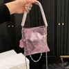 New Vertical Chain Phone Bag women fashion designer bag leather chain crossbody bag silver hardware casual sport lady handbag purse high quality