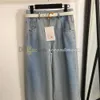 Batikhose für Damen, weites Bein, Jeans, Vintage-Stil, Jeanshose, hohe Taille, Jeans mit Bund