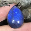 Colares Natural Labradorite Pingente Coração Jóias Para Mulheres Senhora Homens Amor Presente Cristal Roxo Luz Moonstone Stone Beads Prata AAAAA