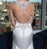 أنيقة الشاطئ A Line Wedding Dresses Spaghetti Lace Hopique Hoopique Bridal Sweep Train Vestidos de Novia حجم مخصص H24216