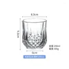 Tumblers Withered European Style Relief Glass Wine High Eesthetic Value Transparent Foreign Whisky Bar Spiri