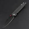 Kolfiberhandtag BM 485 Fold Knife Outdoor Wilderness Survival Safety and Defense Fick Knife Portable EDC Tools