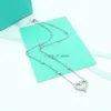Pendant Necklaces Peach Fashion Heart Necklace Designer Womens Diamond Girl Valentines Day Gold Jewelry Gift Factory Wholesale H24227