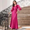 Ethnische Kleidung Plus Size Afrikanische Kleider für Mode Frauen Puffärmel Langes Maxikleid Abend Party Hochzeitskleider Abendessen Damen Slim