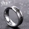 Bands Beier 100% Real Tungsten Man vrouwen Cool Fashion Wave patroon Tungsten ring huwelijkscadeau W037