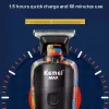 Trimmers Kemei KM5090 Electric Hair Clipper Multifunctional Home Hair Trimmer Printing Graffiti Razor USB Men's Electric Shaver