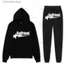 Männer Hosen Hip Hop High Street Brief Gedruckt Hoodie 2 Stück Sets Damen Outfits Goth Harajuku Casual Hoodie Lose große Größe Sport Hoodie T240227