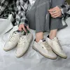 Goldenss Goosess Designer Italia donna super star vintage coppia sneakers in difficoltà ballstar lusso paillettes dorate vecchi mocassini bassi sporchi classico goldens nero m