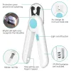 Grooming Cat Nail Clippers Scissors LED Light Pet Dogs Nail Toe Scissors Kitten Puppy Claw Nail Clipper Cats Grooming Cleaning Supplies