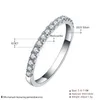 0.015CTW HI 1.5mm Width Moissanite Lab Created Diamond Half Eternity Wedding Band Sterling Silver for Women