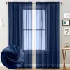 Gardin hållbar högkvalitativ modern praktisk för hemrum draperier valance draperi gåvor polyester stavficka topp