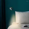 Vägglampa Led Bedside Reading Light Plug-In 3W Headboard Sconce med On-Off Switch Bakgrund Sovrum