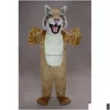 Mascot Halloween Bobcat Costumes Cartoon Character Adt Women Men Dress Carnival Unisex Adts Drop Delivery Apparel Dhm5A