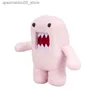 Pluszowe lalki 20/30/40 cm Pink Domo Toy Domo Plush Kun Kun Plush Creative Cartoon Domokun Figur Doll Kawaii Plushie Pillow Prezenty Q240227