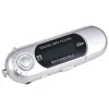 Reprodutor Mini MP3 Player Display LCD com USB de alta definição Música MP3 Player Suporte Rádio FM Cartão SD com fone de ouvido grátis