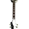 Anpassning Flying V Black and White Electric Guitar god kvalitetskontroll