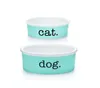 Porcelain Cat Dog Bowls Luxury Designer Bone China Ceramic Pets Supplies Dog Bowl TFBLUEDOGCATS5737172