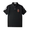 Printemps Luxe Hommes T-Shirt Designer Polos Haute Qualité Broderie High Street Impression Vêtements Hommes Marque Polo Taille M-XXL