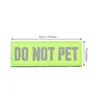 Dog Collars 2 Pcs Service Patches Adhesive Harness Tank Top Reflective Supplies Not Pet Nylon Tops