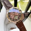 Gorąca wyprzedaż Montre Oryginalne zegarki designerskie Męskie zegarek na rękę prawdziwe skórzane paski 44 mm lustro Jakość automatyczna turbillon mechaniczny luksusowy zegarek męski