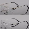 Солнцезащитные очки Leesbril Nomanov Прогрессивные мультифокальные очки для чтения без оправы с ромбовидной огранкой по краям См. ближний и дальний верх 0 Добавить 0,75 к 3