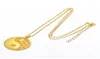 Серебро, золото, круглая форма, подвеска «Цветок жизни», религиозное ожерелье Инь Ян, женские ювелирные изделия, рождественские подарки7894697