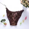 Kadın Panties İpek String Bikini Kılavuzları Konforlu Uçaklar Şehvetli İç çamaşırı Seksi İç Çamaşır