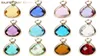Nieuwe collectie mix kleuren diy kristal geboortesteen bungelt bedels voor ketting armband sieraden transparant glas hangers accessoires 9744211